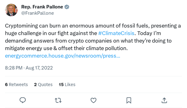 Screenshot of Archived Tweet