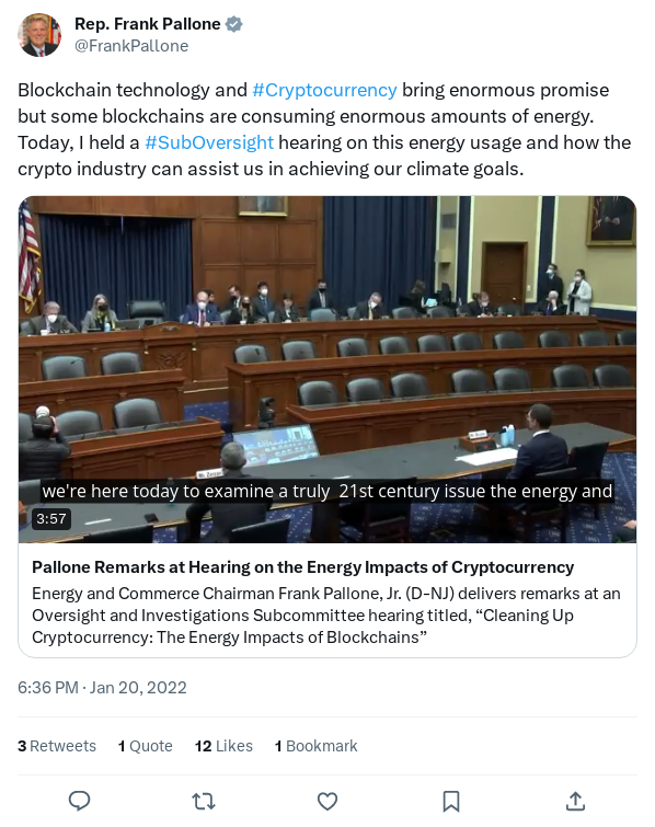 Screenshot of Archived Tweet