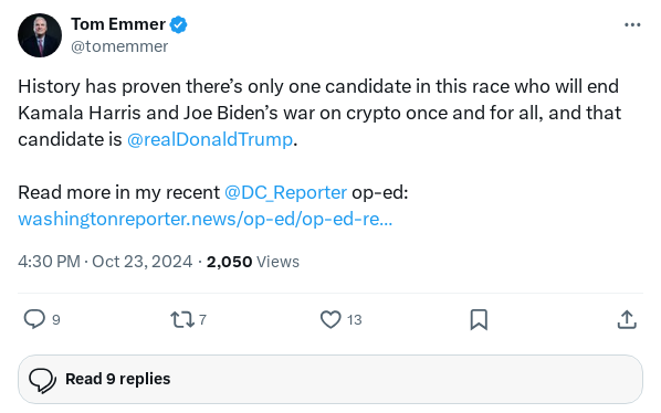 Screenshot of Archived Tweet