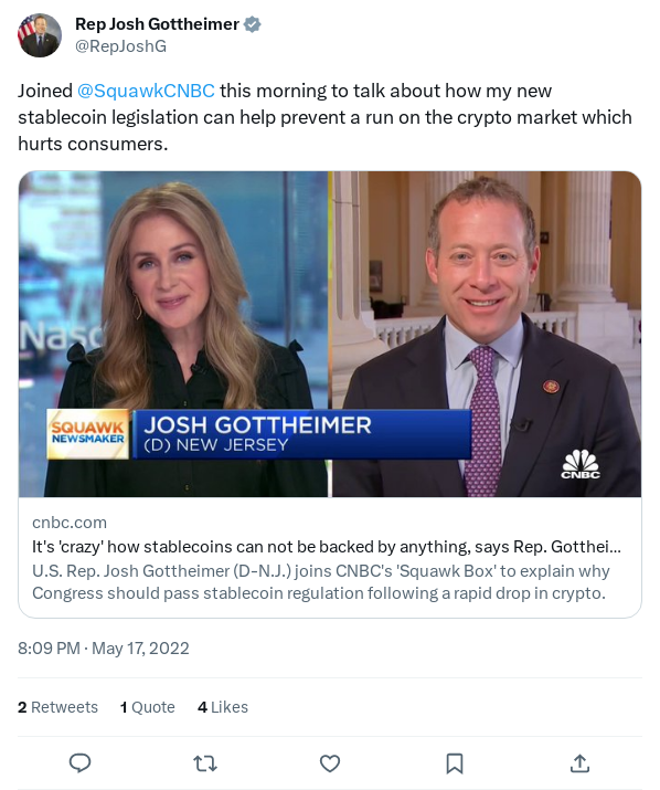 Screenshot of Archived Tweet