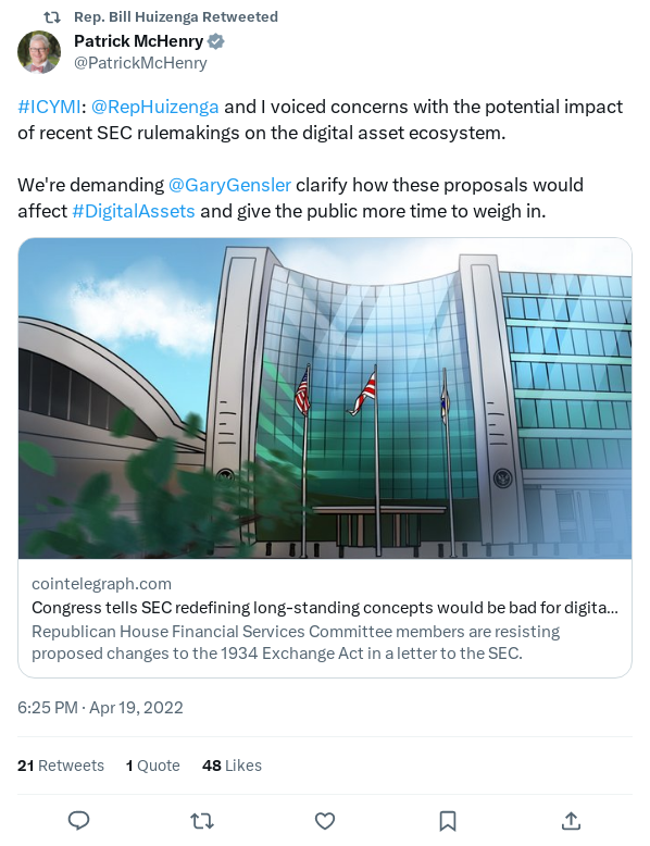 Screenshot of Archived Tweet