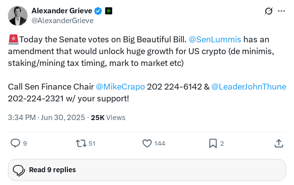 Screenshot of Archived Tweet