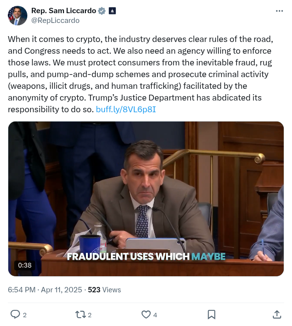 Screenshot of Archived Tweet