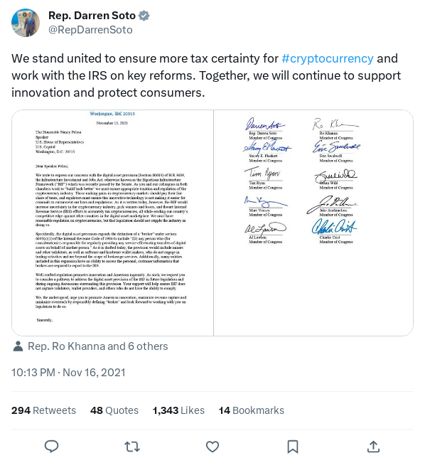 Screenshot of Archived Tweet