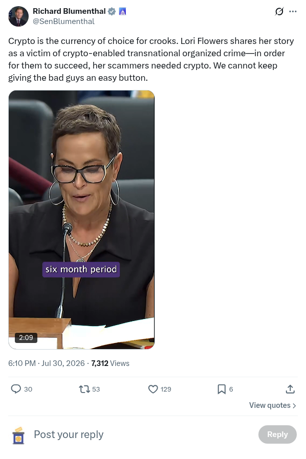 Screenshot of Archived Tweet