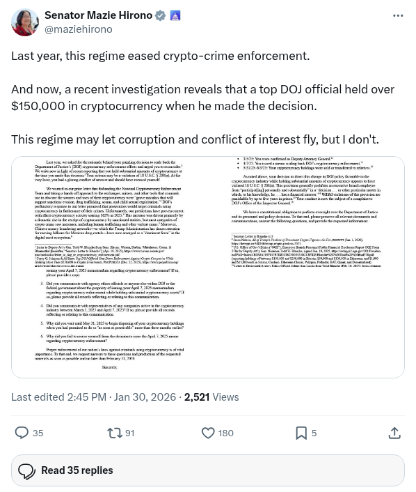 Screenshot of Archived Tweet