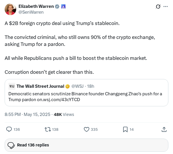 Screenshot of Archived Tweet