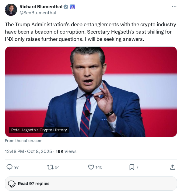 Screenshot of Archived Tweet