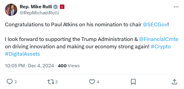 Screenshot of Archived Tweet