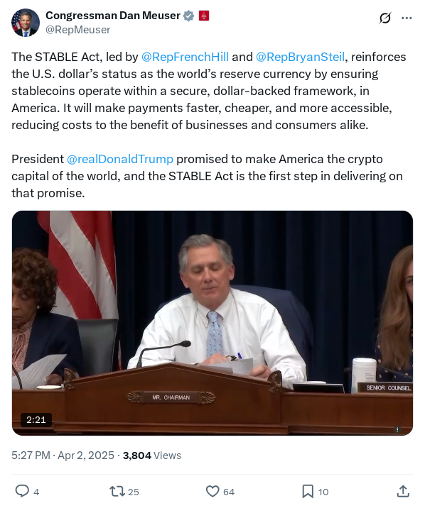 Screenshot of Archived Tweet