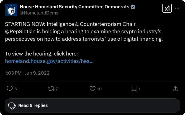 Screenshot of Archived Tweet