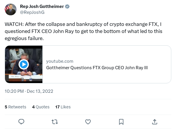Screenshot of Archived Tweet