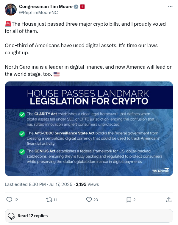 Screenshot of Archived Tweet