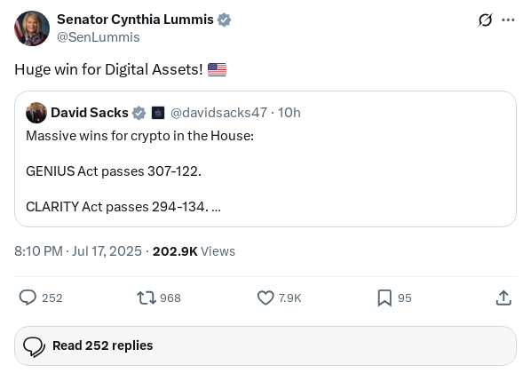 Screenshot of Archived Tweet