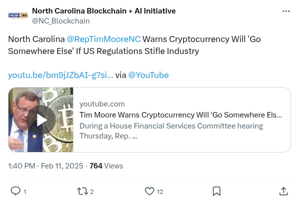 Screenshot of Archived Tweet
