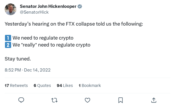 Screenshot of Archived Tweet