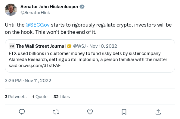 Screenshot of Archived Tweet