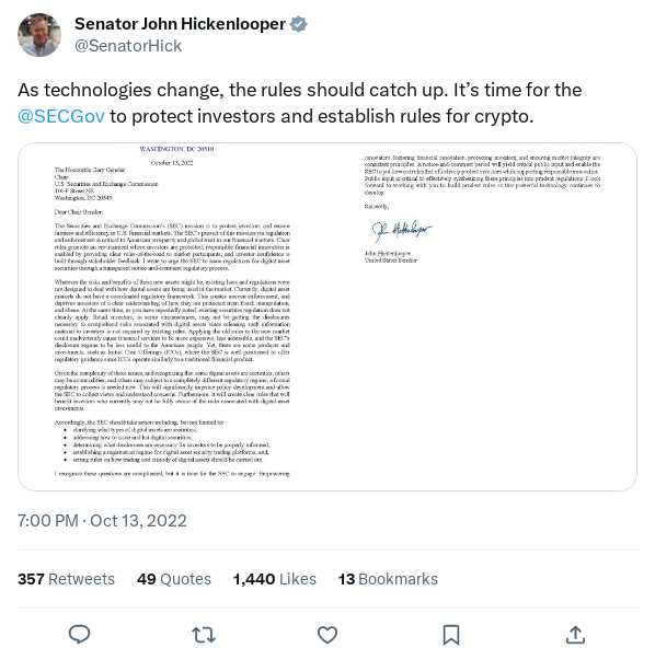 Screenshot of Archived Tweet