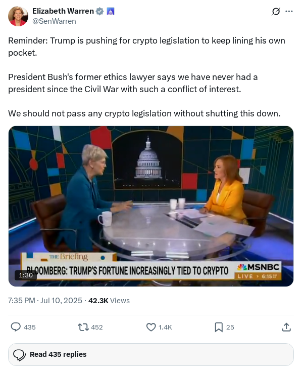 Screenshot of Archived Tweet