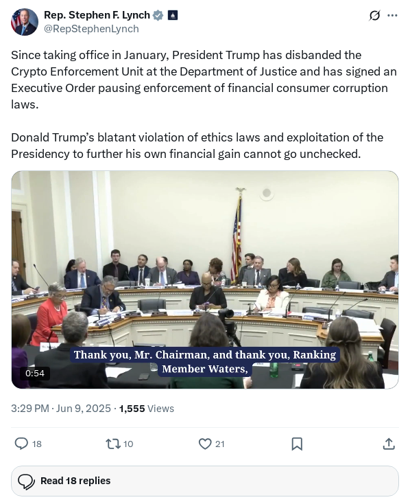 Screenshot of Archived Tweet
