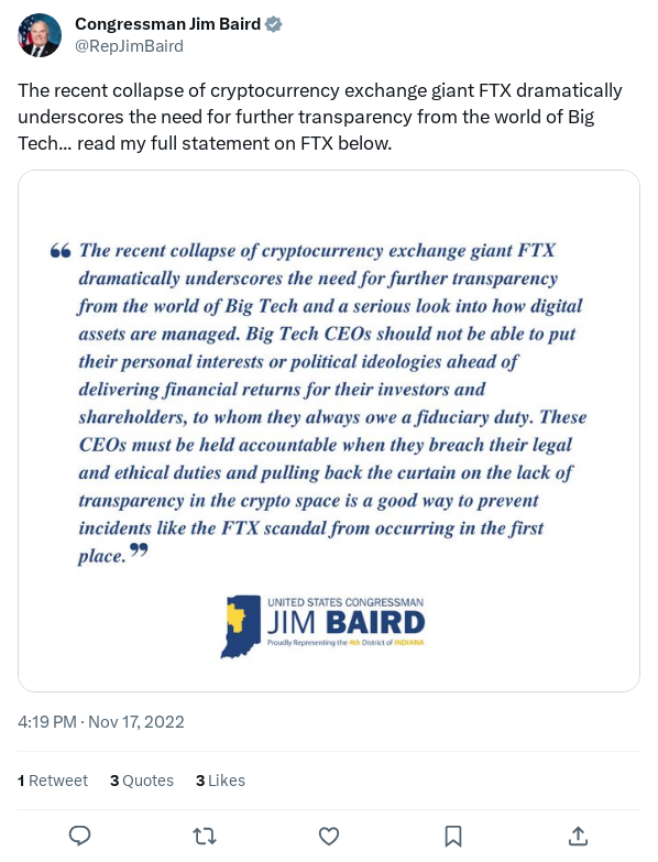 Screenshot of Archived Tweet