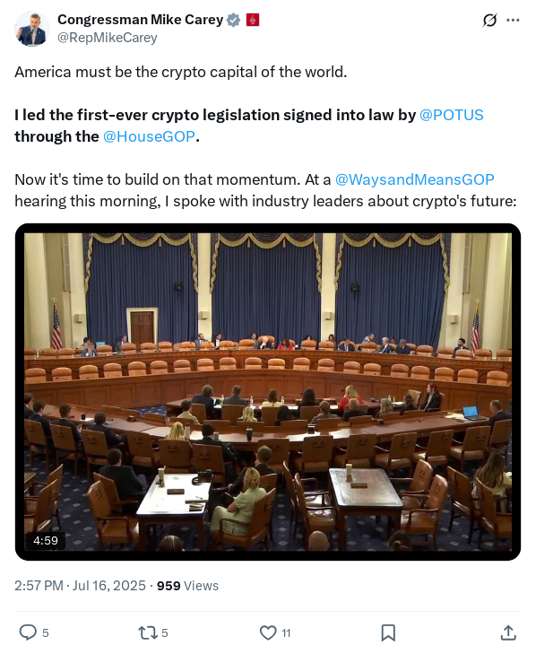 Screenshot of Archived Tweet