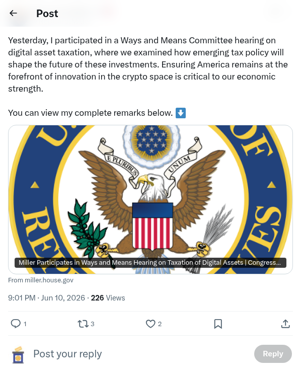 Screenshot of Archived Tweet