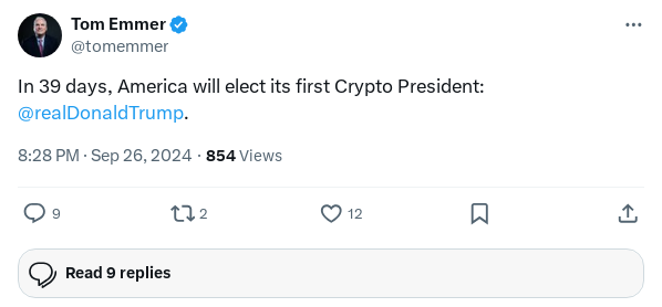 Screenshot of Archived Tweet
