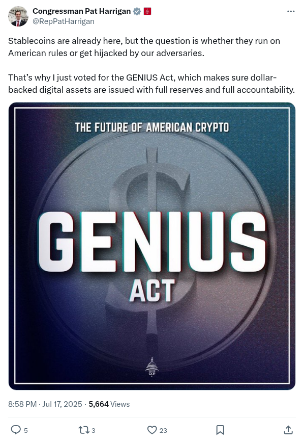 Screenshot of Archived Tweet