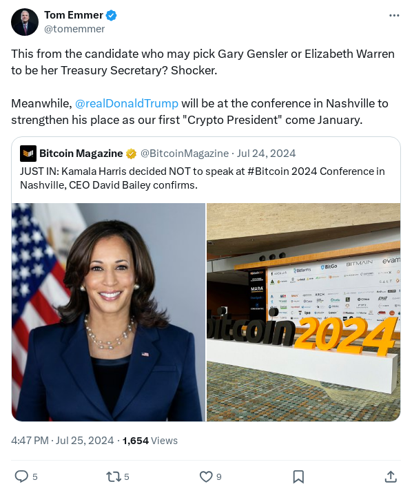 Screenshot of Archived Tweet