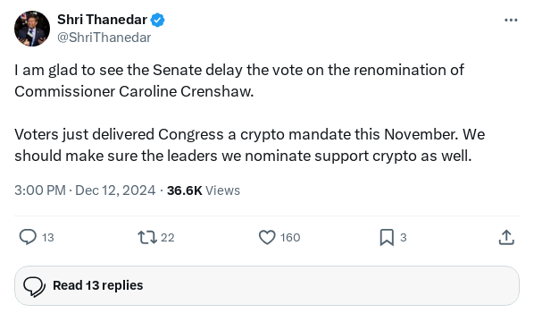 Screenshot of Archived Tweet