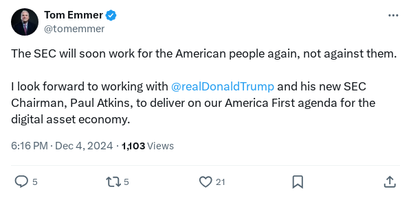 Screenshot of Archived Tweet