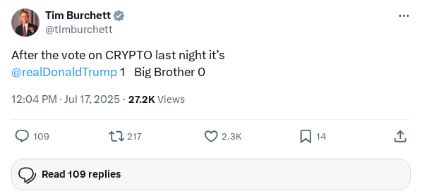 Screenshot of Archived Tweet