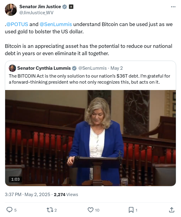 Screenshot of Archived Tweet