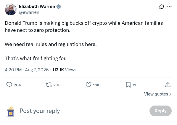 Screenshot of Archived Tweet