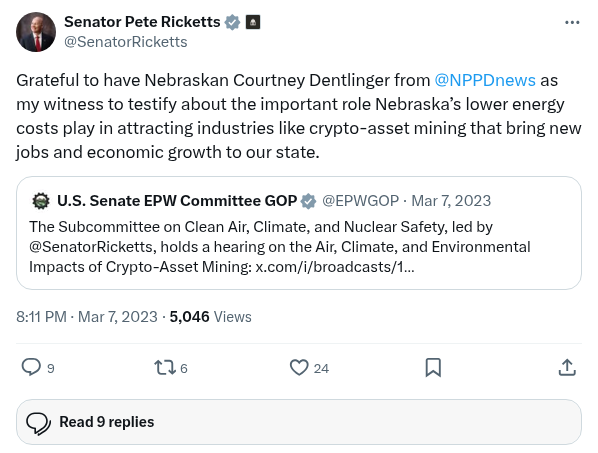 Screenshot of Archived Tweet