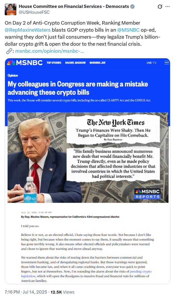 Screenshot of Archived Tweet