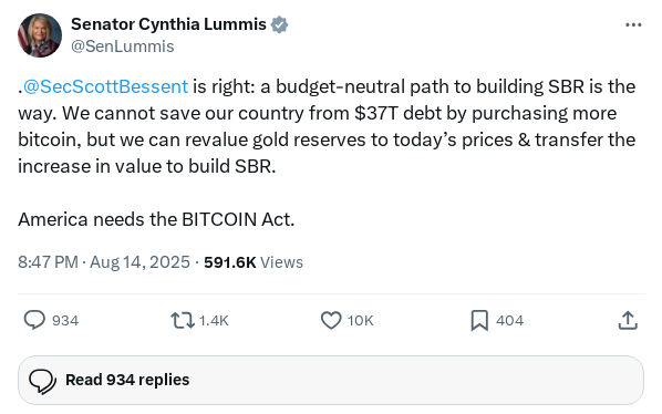 Screenshot of Archived Tweet