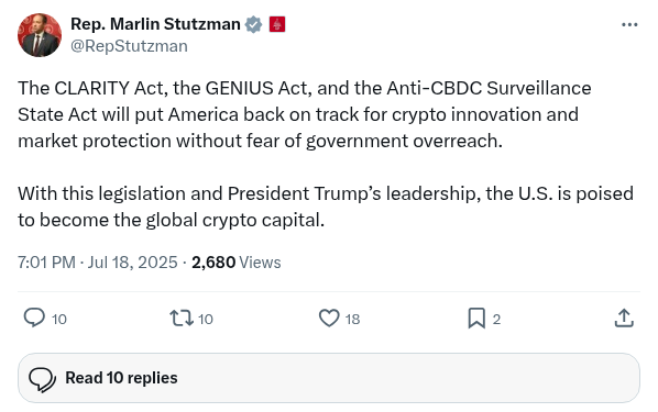 Screenshot of Archived Tweet