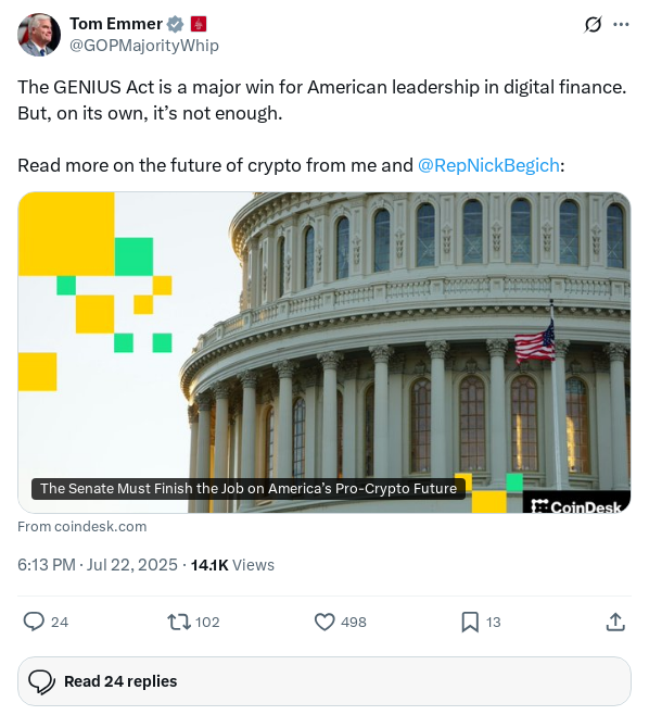 Screenshot of Archived Tweet
