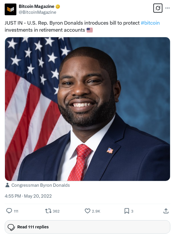 Screenshot of Archived Tweet