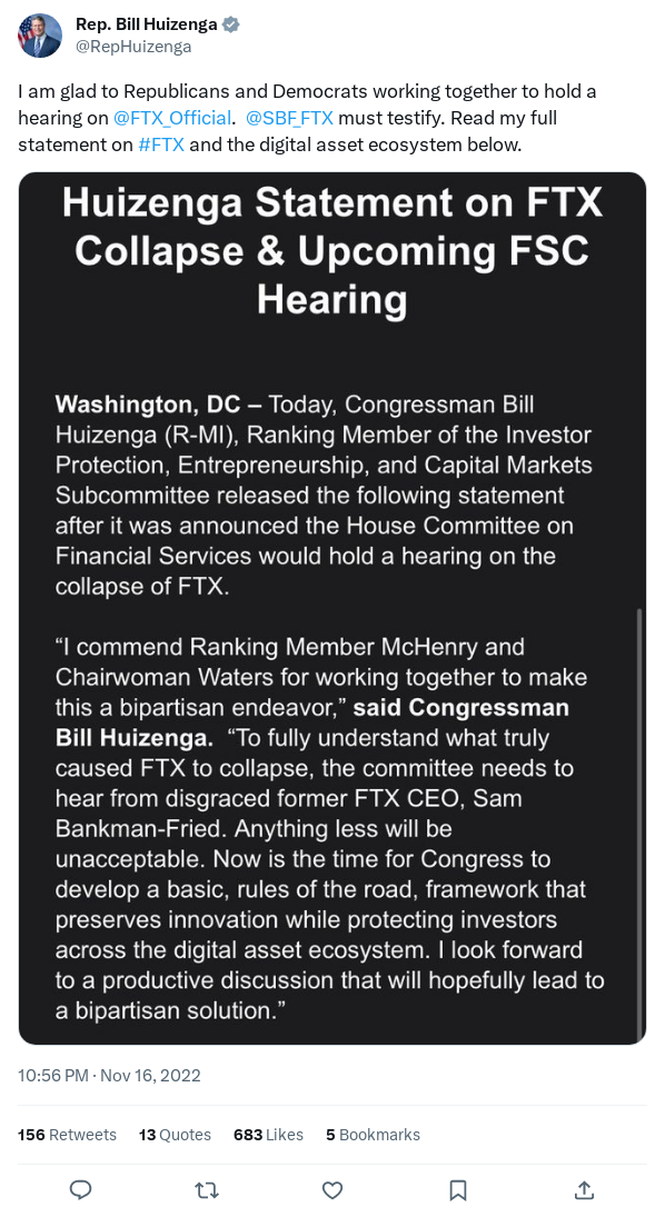 Screenshot of Archived Tweet