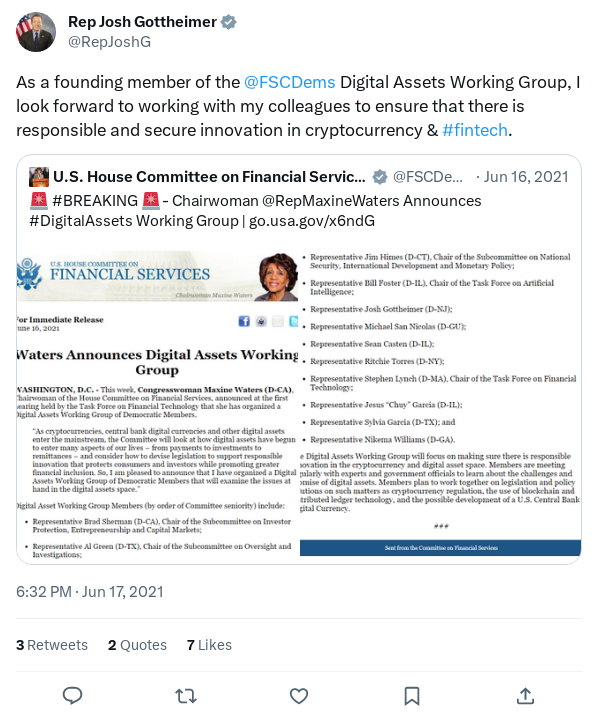 Screenshot of Archived Tweet