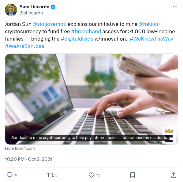 Screenshot of Archived Tweet