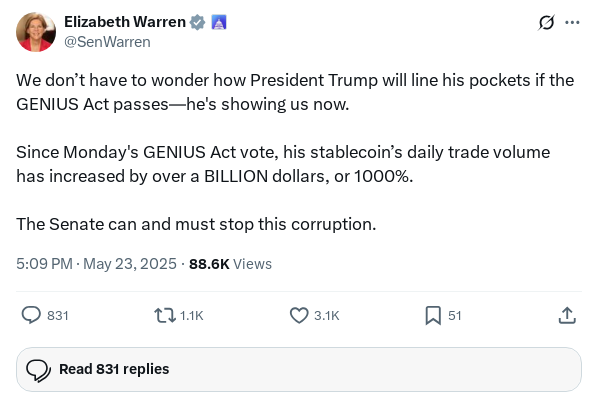Screenshot of Archived Tweet
