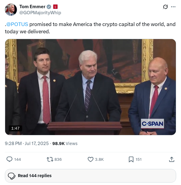 Screenshot of Archived Tweet