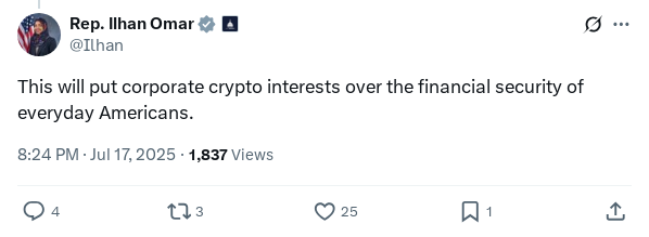 Screenshot of Archived Tweet