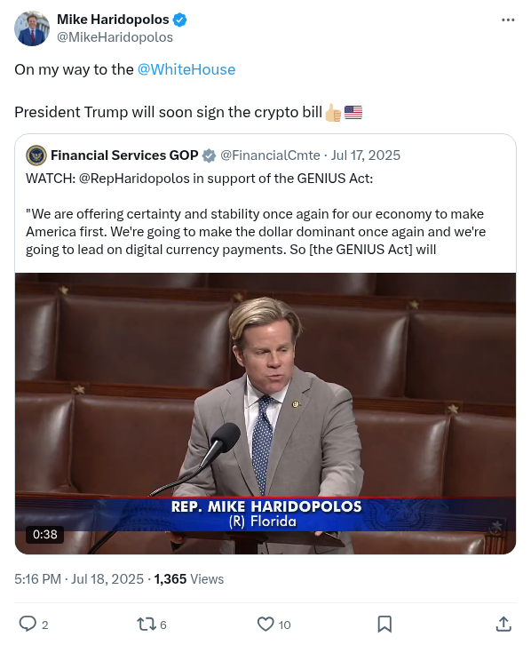 Screenshot of Archived Tweet