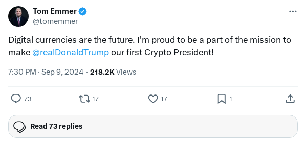 Screenshot of Archived Tweet