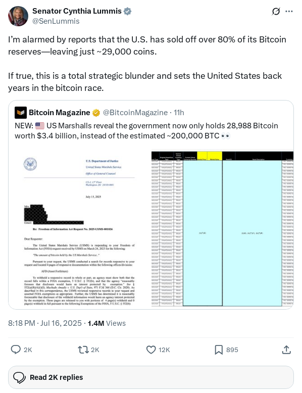 Screenshot of Archived Tweet